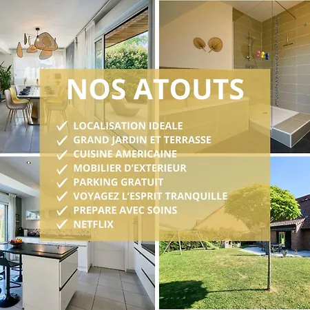 Вилла La Familiale - Maison 8 Pers Jardin - Lille Santes